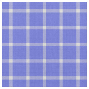 Dark Periwinkle Large Plaid Fabric