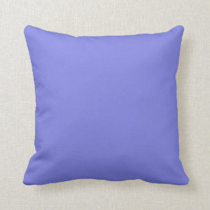 Dark Periwinkle Purple Throw Pillow