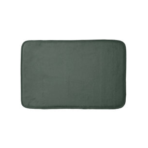 Dark Pewter Green Grey Solid Colour SW 0041 Bath Mat