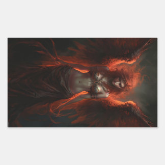 Dark Phoenix Gothic Fantasy Sticker