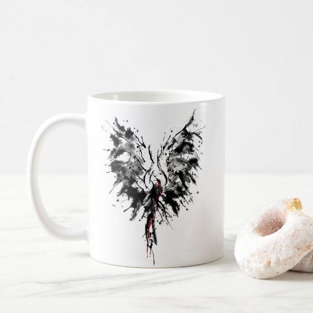 Dark Phoenix Revenge Coffee Mug (With Donut)