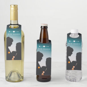 Dark Photo   Engagement   Bottle Hanger Tag