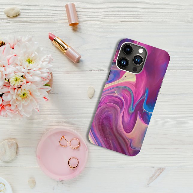 Dark pink colour waves iphone cases (Dark pink color waves iphone cases)