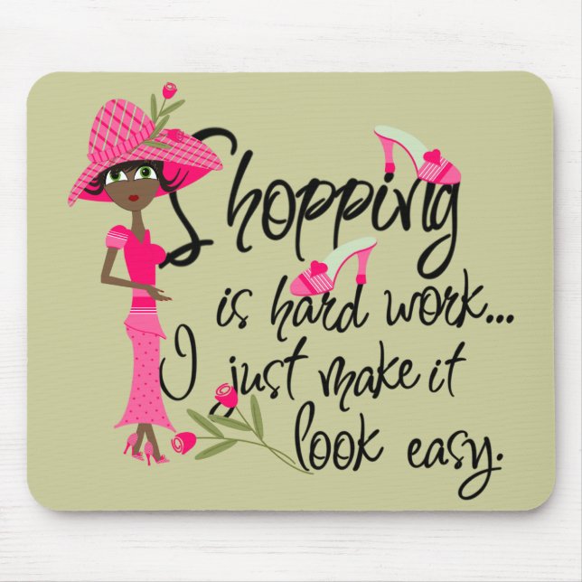 Dark Pink Fashion Mousepad (Front)