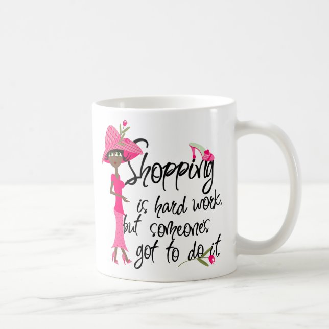 Dark Pink Fashion Mug (Right)