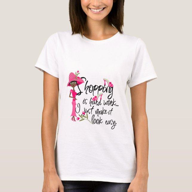 Dark Pink Fashion Tee (Front)