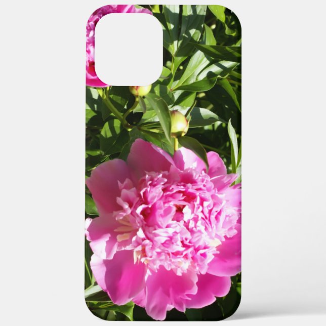 Dark pink peonies  Case-Mate iPhone case (Back)