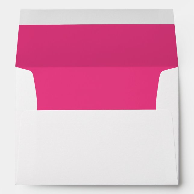 Dark Pink Trim - Envelope (Back (Bottom))
