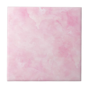 Dark Pink Watercolor Paint Pretty Art Feminine Art Tile