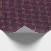 Dark Plaid Wrapping Paper