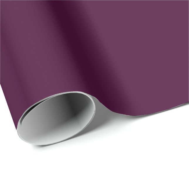 Dark Plum colour Wrapping Paper (Roll Corner)