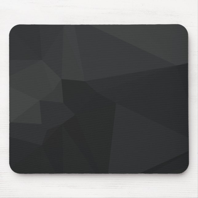 Dark Polygonal Pattern Mouse Pad (Front)