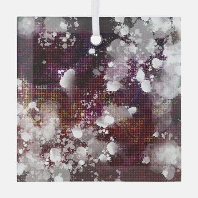 Dark Preparation Glass Ornament (Front)