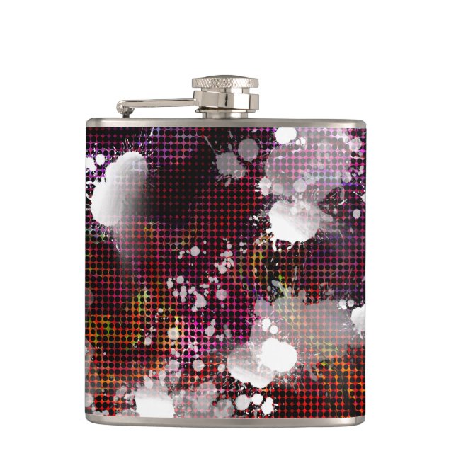Dark Preparation Hip Flask (Front)
