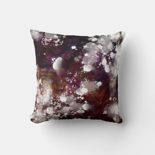 Dark Preparation Throw Pillow (Front)