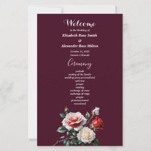 Dark Pretty rose blanc rouge roses programme de ma
