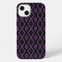 Dark purple and black diamond pattern Case-Mate iP
