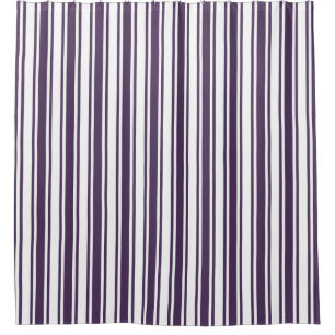 Dark purple and white candy stripes