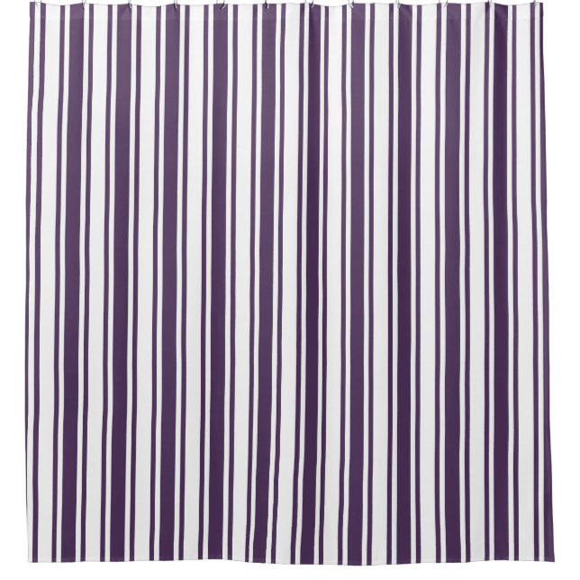 Dark purple and white candy stripes (Front)