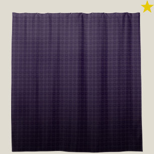 Dark Purple Bath Set Check Pattern Black Gradient