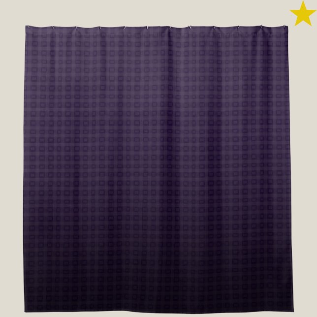 Dark Purple Bath Set Check Pattern Indigo Gradient (Creator Uploaded)
