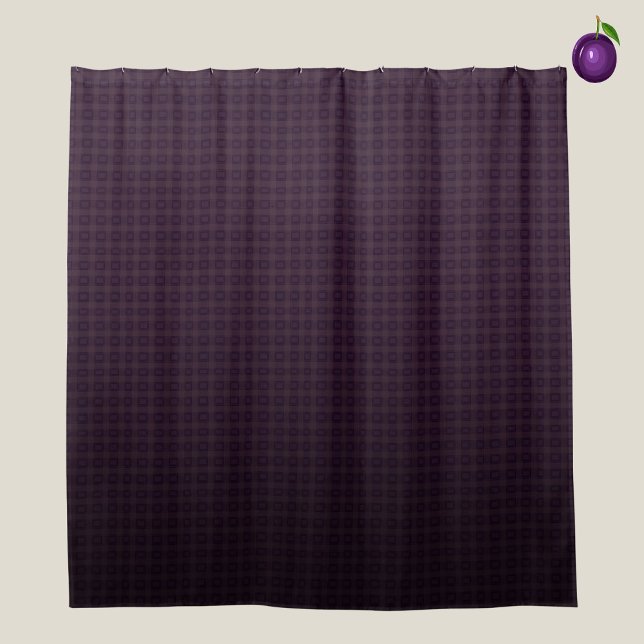 Dark Purple Bath Set Check Pattern Plum Gradient (Creator Uploaded)