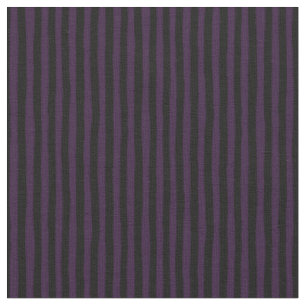 Dark Purple & Black Wonky Stripes Fabric