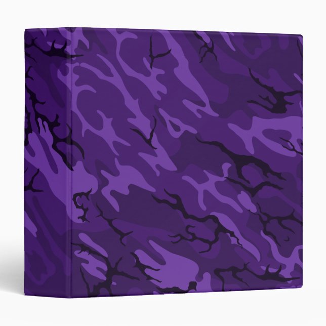 Dark Purple Camo Binder (Front/Spine)