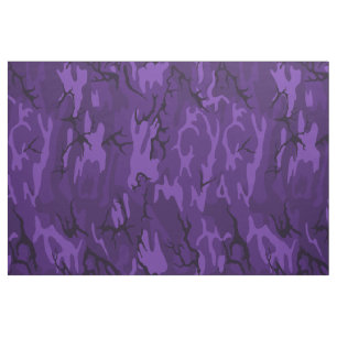 Dark Purple Camo Fabric
