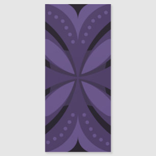 Dark Purple Coloured Retro Pattern
