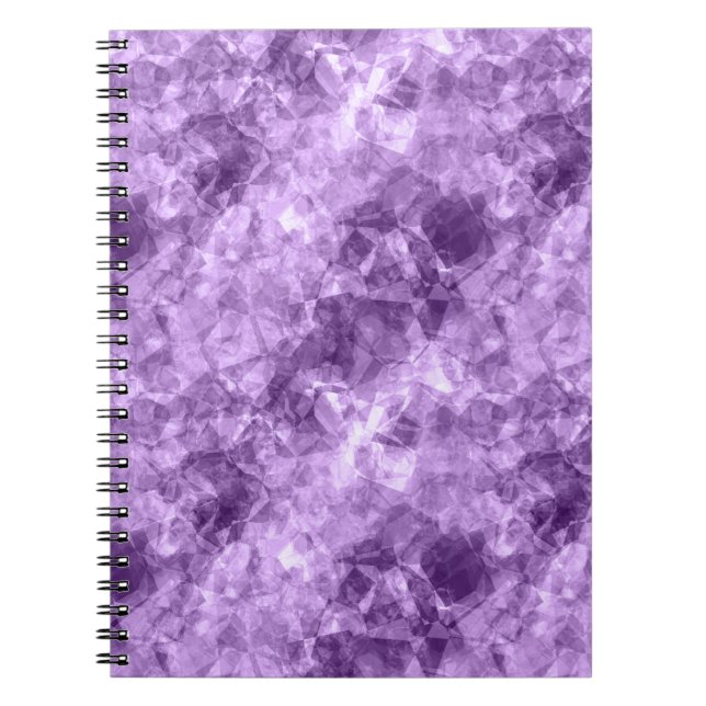 Dark Purple Crumpled Texture Notebook (Front)