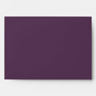 Dark Purple Envelope with Peonies