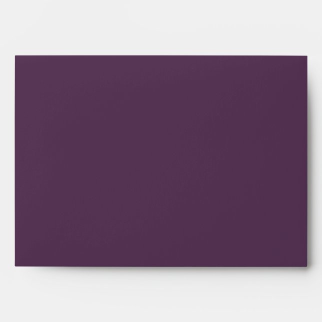 Dark Purple Envelope with Peonies (Front)