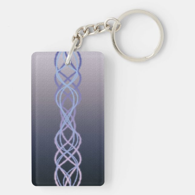 Dark Purple Keychain (Back)