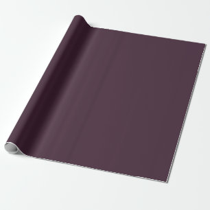 Dark Purple Plain Solid Colour Wrapping Paper