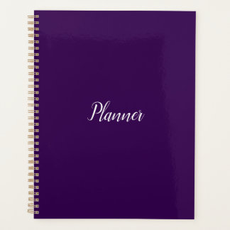 Dark Purple Planner - Standard