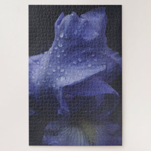 Dark Purple Rose Flower Jigsaw Puzzle