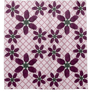 Dark Purple Rose Pattern — Elegant Plum Flora