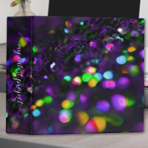Dark Purple Sparkling Binder