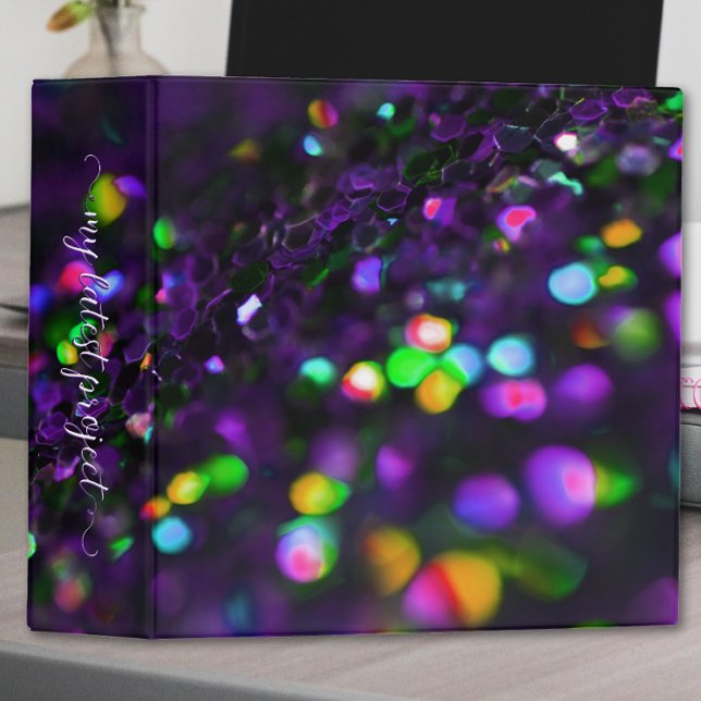 Dark Purple Sparkling Binder (Creator Uploaded)