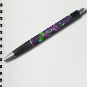 Dark Purple Sparkling Pen