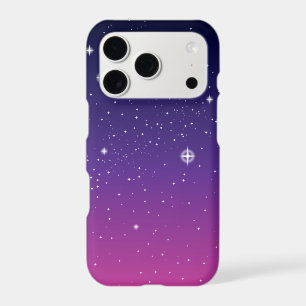 Dark Purple Starry Night Sky