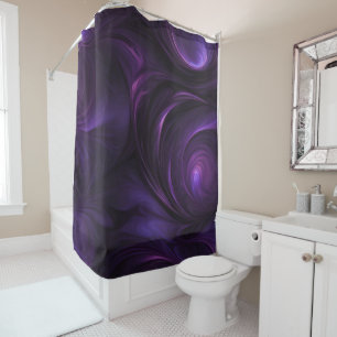 Dark Purple Swirl Design