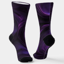 Dark Purple Swirl Design