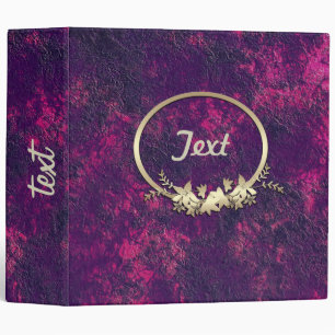 Dark purple violet texture textured suede marble g binder