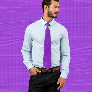 dark purple waves - modern tie
