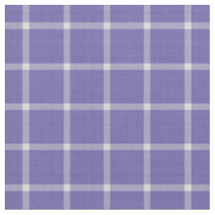 Dark Purple Windowpane Gingham Plaid Fabric