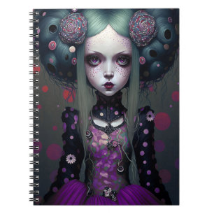 Dark Queen Fantasy Art Notebook