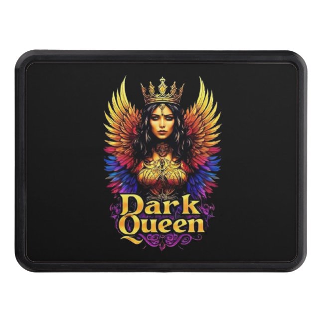Dark Queen Trailer Hitch Cover (Front)