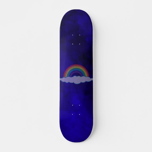 Dark Rainbow Custom Signature Pro Slider Board Skateboard (Front)